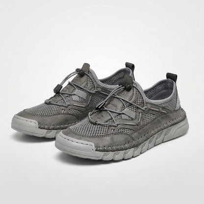 Abby | Orthopedische Sneaker met Ademend Mesh en Elastische Veters