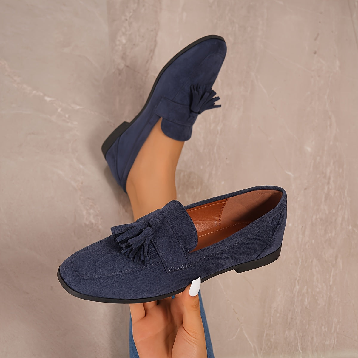 Claire | Comfort Loafer met Zachte Pasvorm en Kwastdetail