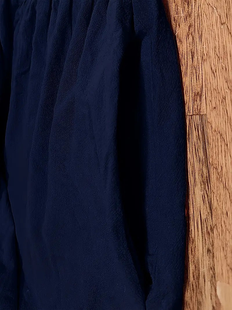 Olive | Vestido largo de mujer con corte imperio y bolsillos laterales