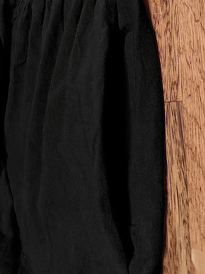Olive | Vestido largo de mujer con corte imperio y bolsillos laterales