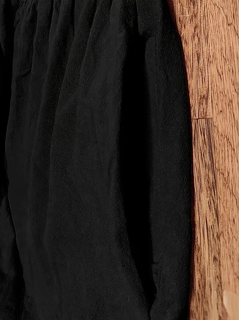 Olive | Vestido largo de mujer con corte imperio y bolsillos laterales