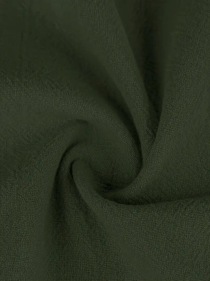 Olive | Vestido largo de mujer con corte imperio y bolsillos laterales