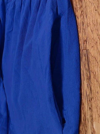 Olive | Vestido largo de mujer con corte imperio y bolsillos laterales
