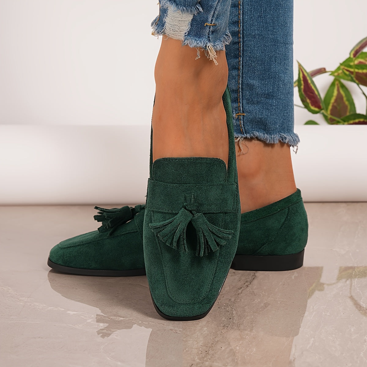 Claire | Comfort Loafer met Zachte Pasvorm en Kwastdetail