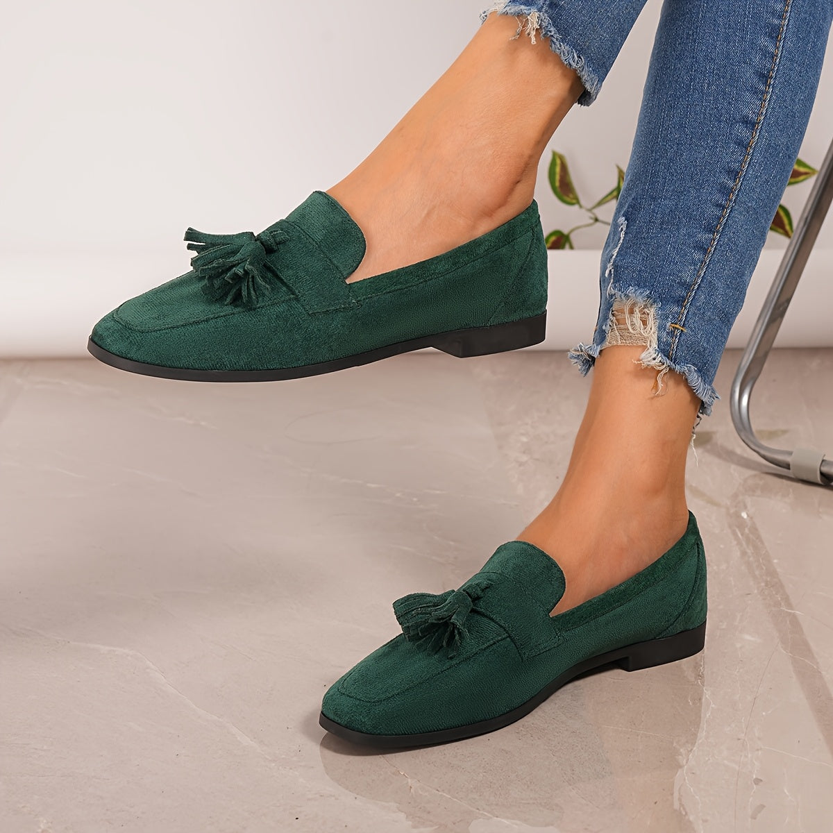 Claire | Comfort Loafer met Zachte Pasvorm en Kwastdetail