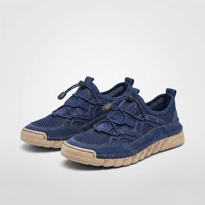 Abby | Orthopedische Sneaker met Ademend Mesh en Elastische Veters