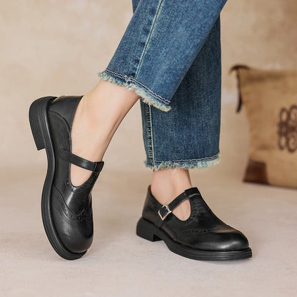 Mattea | Chic Van Leer Mary Janes