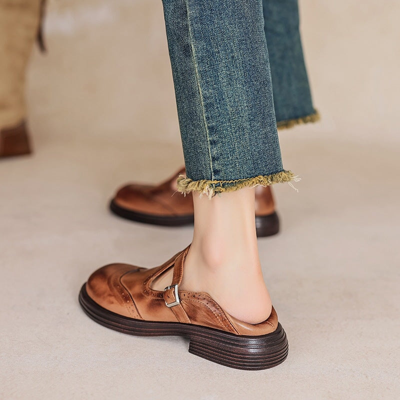 Mattea | Chic Van Leer Mary Janes