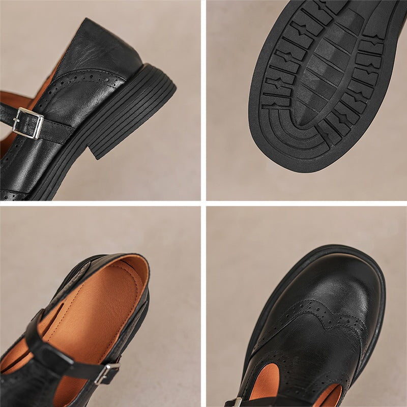 Mattea | Chic Van Leer Mary Janes