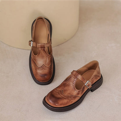 Mattea | Chic Van Leer Mary Janes